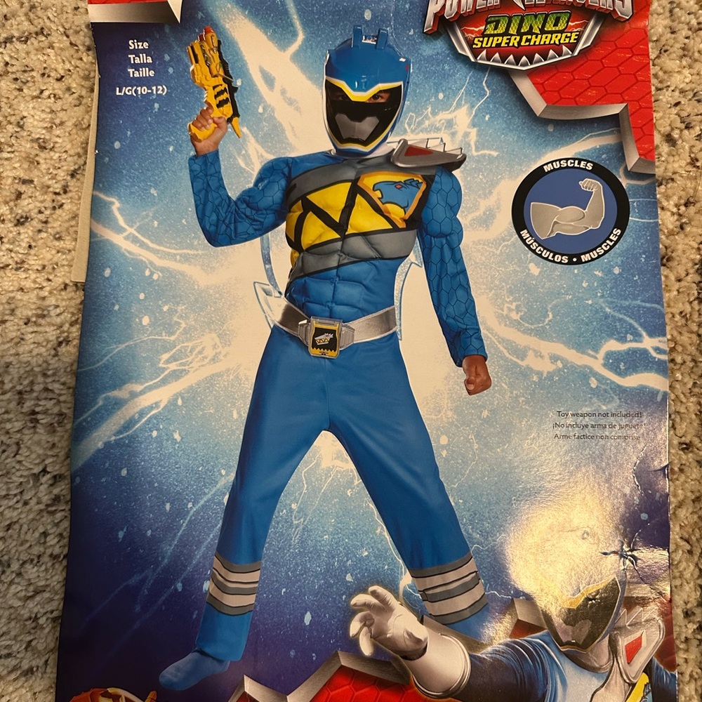 Disguise Blue Power Rangers Dino Charge Costume